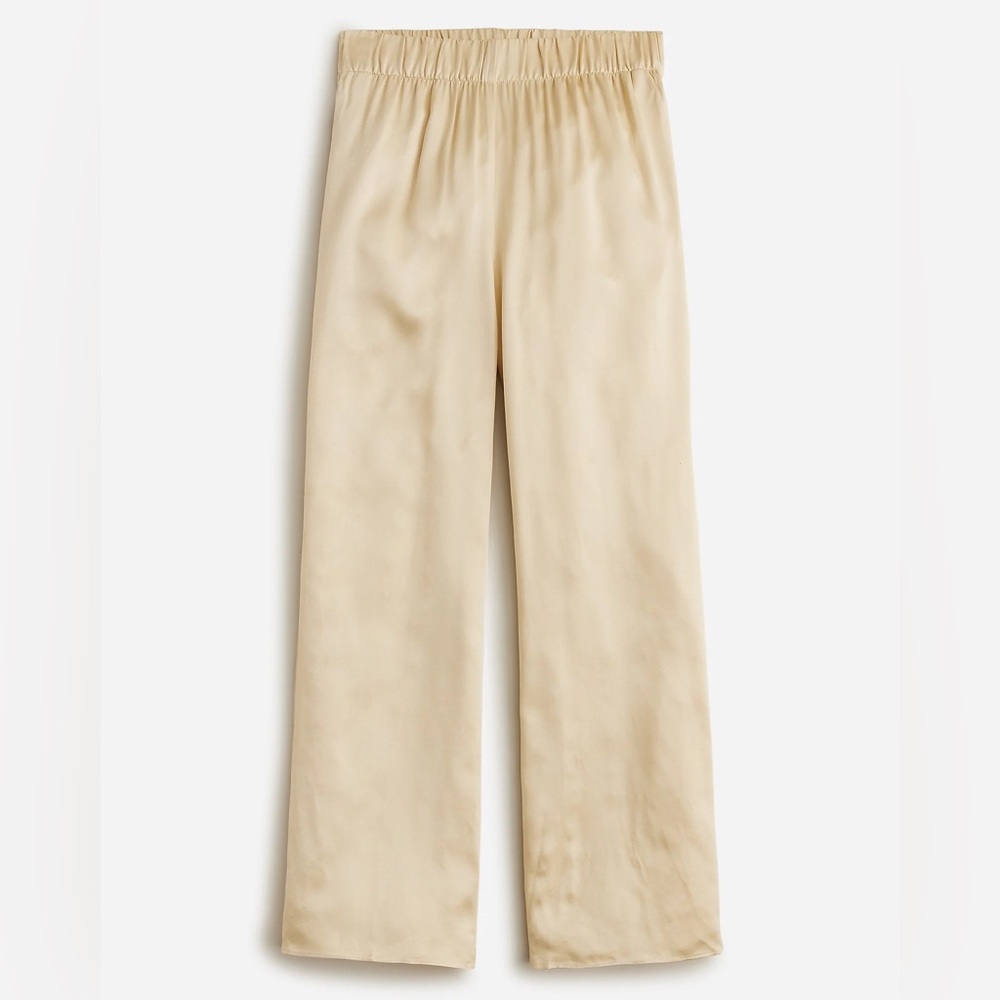 J.Crew Astrid wide-leg pant in luster crepe BR786